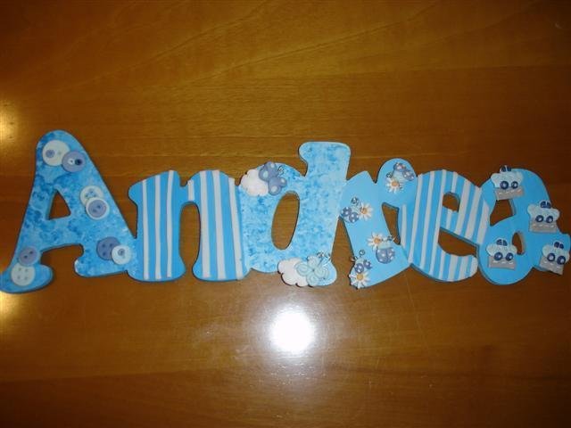 Lettere shabby chic cameretta ~ canlic for . Porta lettere shabby