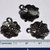 2 charms libellula su foglia