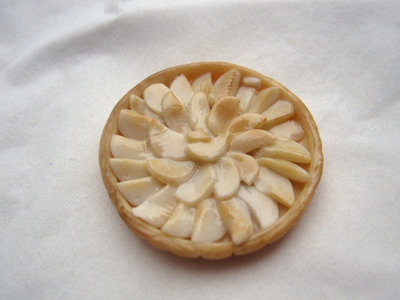 cibo in miniatura - TORTA DI MELE  °°°  miniature food - APPLE PIE - polymer clay cernit fimo