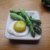 1/12 MINIATURE - asparagi e uova   °°°   asparagus and fried egg dish