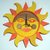   Orologio in legno  colorato da parete - Helios 