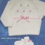 Scheda con istruzioni Coprifasce + scarpine da fare a maglia