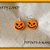 halloween ORECCHINI ZUCCA