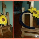 Cerchietto con girasole