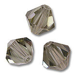 15 Cristalli Modello Bicono Swarovski 4mm Black Diamond