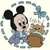 Schema punto croce Disney Miky Baby