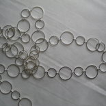 CATENA COLOR ARGENTO 50x2cm