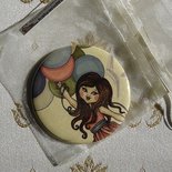 Spechietto-The Flight--pocket mirror 2.25 inch (5.6cm)