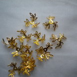 30 COPPETTE COPRIPERLA COLOR ORO 12mm