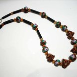 collana leopard con cuori