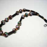 collana leopard con sfere
