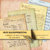OLD HANDWRITING - 4 fogli digitali dimensione A4 - Download e stampa i tuoi fogli digitali - Puoi stamparli tutte le volte che vuoi!