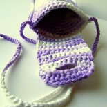 Pattern spiegazione per realizzare il porta cellulare portatutto da appendere al collo - idea regalo