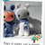 Baby in bunny suit & friends pdf pattern/ schema in italiano