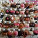 Bracciale con cioccolatini in fimo + perle