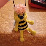 Bee Ape Crochet Amigurumi Pupazzo Handmade Knitting Honeybee Apis