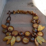 collana foglie oro collana foglie oro