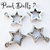10 STELLE ARGENTO TIBETANO 12x10 MM CIONDOLI CHARMS