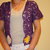 cardigan "effetto pizzo"