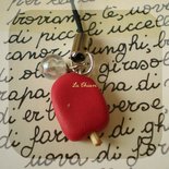 RED ICICLE phonestrap
