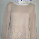 Scheda con istruzioni per Pull donna mezza stagione - E-pattern .