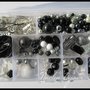 ♥ KIT CREATIVO NERO/BIANCO/ARGENTO1 ♥