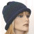 Berretto cappello verde melange viola - maglia