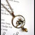 VINTAGE SILVER BIRDS LOVE NECKLACE-COLLANA VINTAGE ARGENTATA CON COPPIA DI RONDINI 