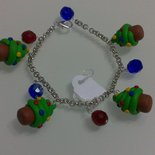 BRACCIALETTO DI NATALE IN FIMO