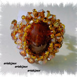 anello swarowski e corniola 