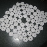 centrotavola uncinetto fatto a mano cm 33x22