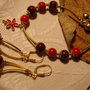 Orecchini e bracciale--Bracelet and earring--Brazal y pendientes
