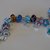 SALDI!! Braccialetto Pandora style bracelet with glass beads and charms