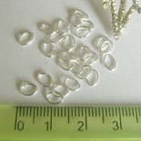 50 Anellini ovali 5.5x4 mm