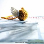 Boccino d'oro di Harry Potter - segnalibro a crochet - FREE SHIPPING