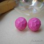 Orecchini Pois Soft Pink!