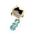 spilla/brooch - micio da cuore/heart cat - 