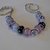 Collana vetro Pandora style vetro alla fiamma e perle in metallo