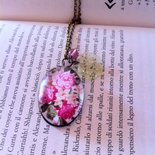 COLLANA CON CAMMEO ED IMMAGINE VINTAGE