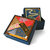 "L'ORIENTE in UNA MANO" - due scatoline handmade in carta blu