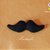 spilla mustache,feltro,handmade in italy