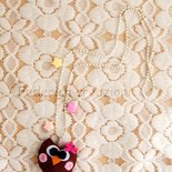 collana gufo, feltro, handmade in italy