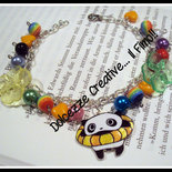 Bracciale Tarepanda al mare con perle e fiori