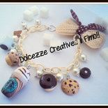 Bracciale Starbucks,  tazza di caffè, frullato variegato al cioccolato, donut, waffle, , cookie e muffin