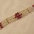 bracciale a 3 giri con mezzo cristallo cristal,rosso,viola ,fatta a mano