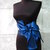Corsetto blu - nastro taffetà