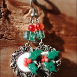 orecchini Ghirlanda di Natale - idea Regalo -