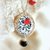 Collana ciondolo fantasia b/n