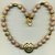 Collana in lepidolite cipria