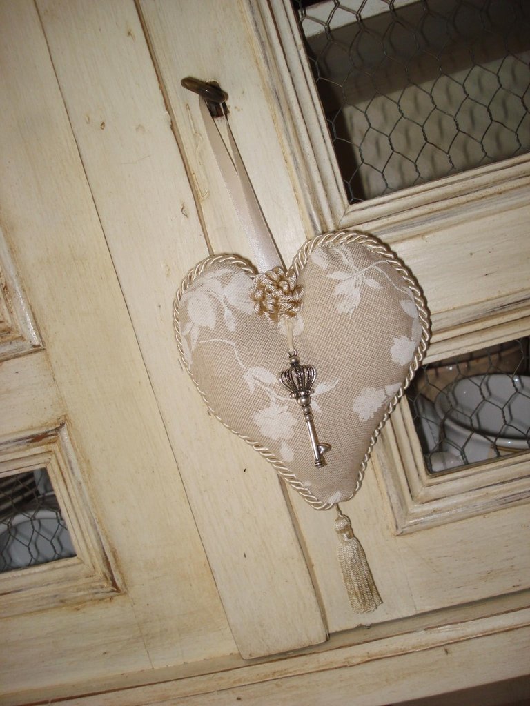 Cuore country da appendere per la casa e per te vintage di ... Accessori casa da appendere
